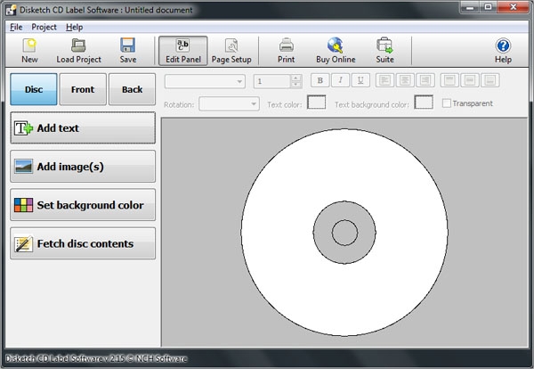 fellowes cd label software free